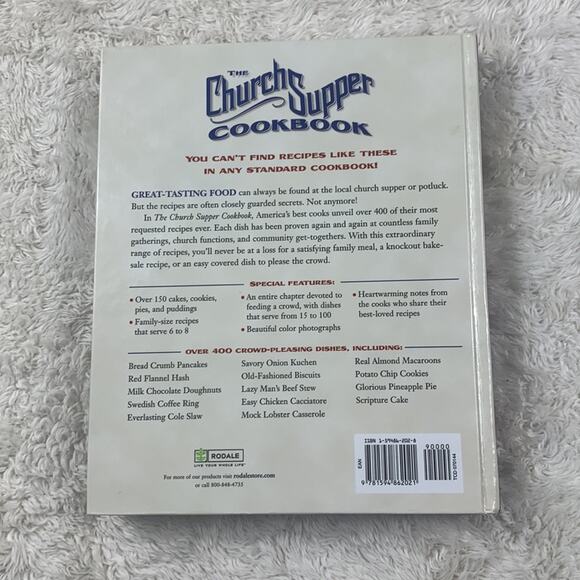 ihe Church Supper Cookbook Potluck recipes from Churches across USA 2005 - Picture 2 of 9